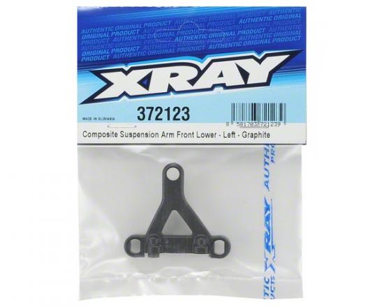 XRay Composite Suspension Arm - Front Lower - Left - Graphite