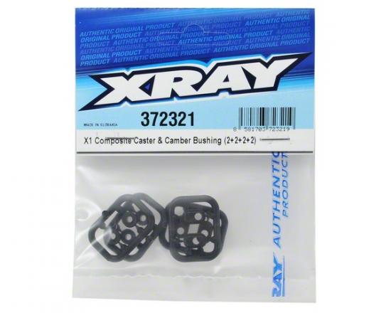 XRay X1 Composite Caster + Camber Bushing (2+2+2+2) ** CLEARANCE **