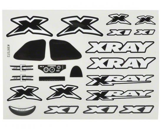 XRay X1 Sticker For Body - White