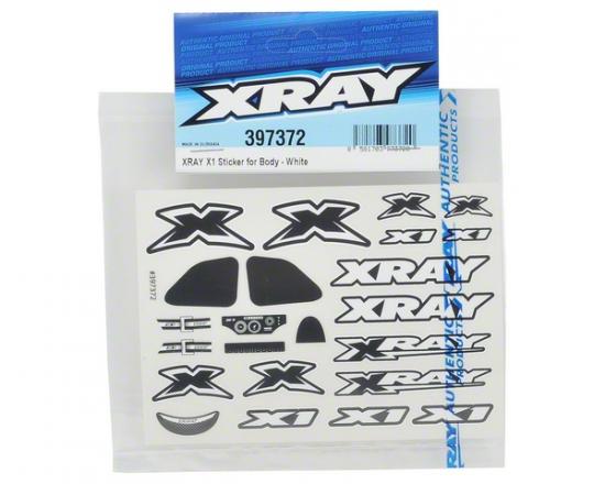 XRay X1 Sticker For Body - White