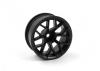 HPI RTR Wheel 26mm Black (9mm Offset/2Pcs)
