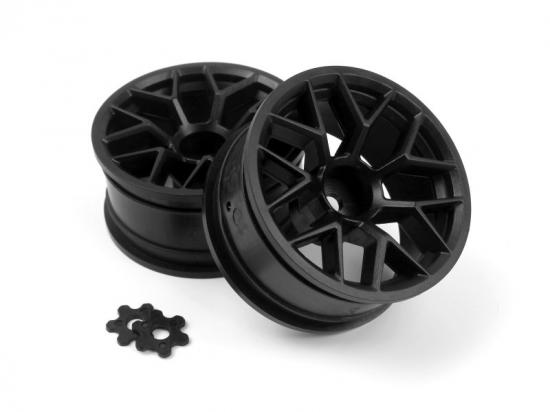 HPI RTR Wheel 26mm Black (9mm Offset/2Pcs)