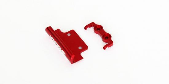 Aluminium Front & Rear Bumper Set Kyosho Mini-Z Buggy - Red