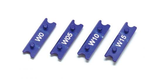 KYOSHO Front Spring Mount R246 Mini-Z MR03-W (0-0.5-1-1.5mm) Aluminium