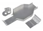 Team Associated RC10CC Chassis /Nose Plate/Motor Mount Silver