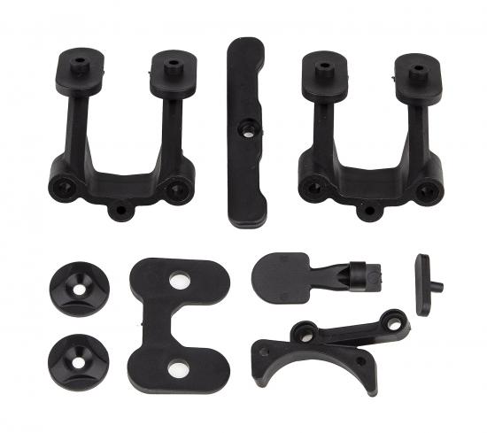 Team Associated RC10B74.2 Rear Body Mount/Wing Mounts/Bumper