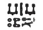 Team Associated RC10B74.2 Rear Body Mount/Wing Mounts/Bumper