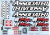 Team Associated RC10B74.2 Decal Sheet
