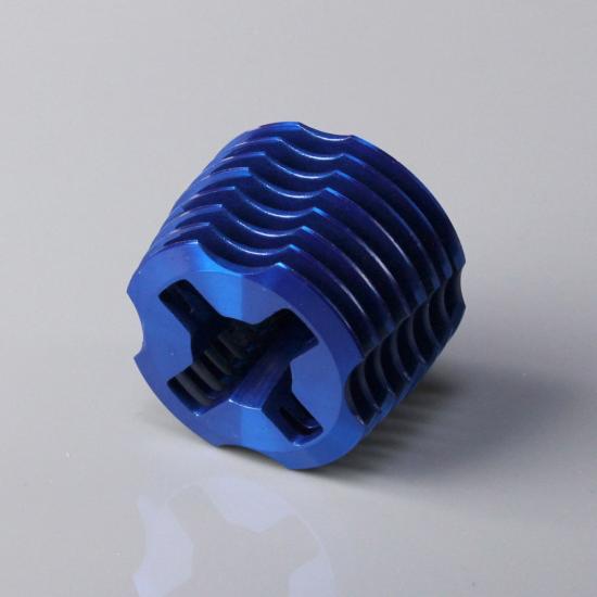 Force Ch2102-1 Cylinder Head Fins Blue