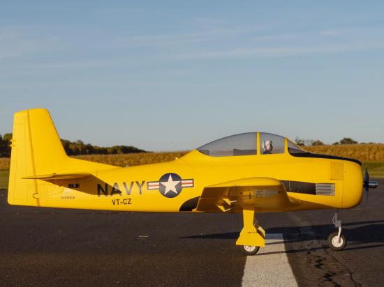 E Flite Carbon Z T-28 Trojan 2.0m - BNF Basic AS3X
