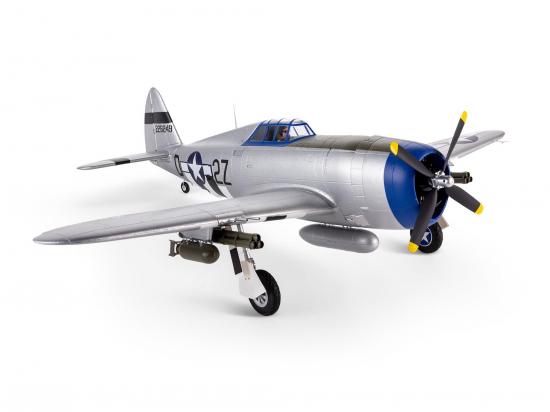 E Flite P-47 Razorback 1.2m - BNF Basic AS3X