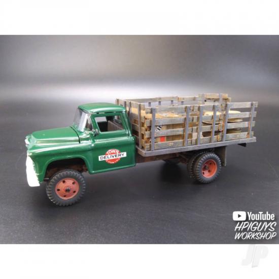 Atlantis Models 1:48 1955 Chevy Stake Truck with Glass