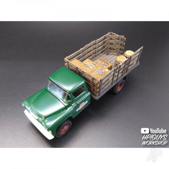 Atlantis Models 1:48 1955 Chevy Stake Truck with Glass