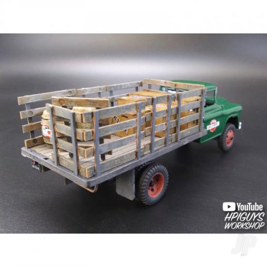 Atlantis Models 1:48 1955 Chevy Stake Truck with Glass