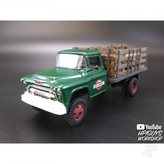 Atlantis Models 1:48 1955 Chevy Stake Truck with Glass