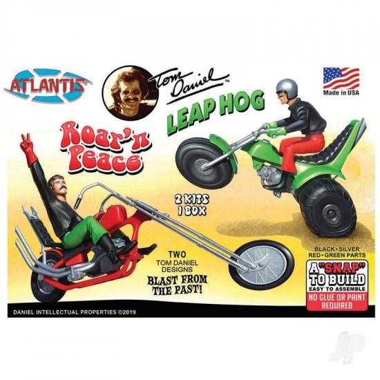 Atlantis Models Roarn Peace + Leap Hog Snaps 2 Pack Tom Daniel (4 colors)