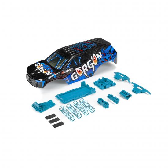 GORGON Painted Decaled Trimmed Body Set - Blue