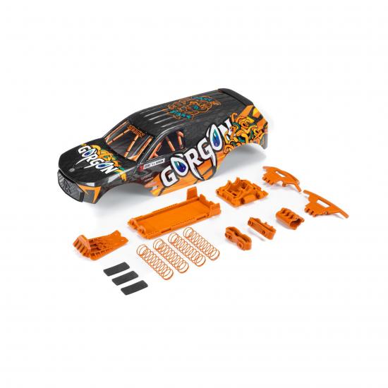 GORGON Painted Decaled Trimmed Body Set - Orange