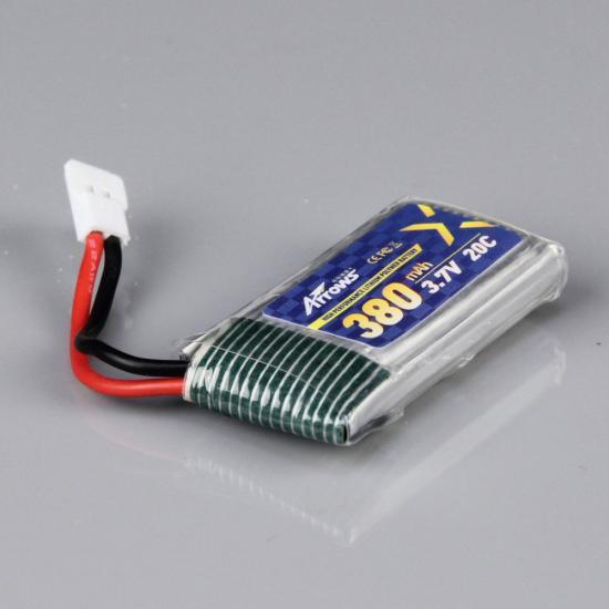Arrows Hobby LiPo 1S 380mAh 37V 20C JST (Hawk Eye)