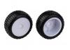 Team Associated Reflex 14 Wide Mini Pin Tyres - Mounted White
