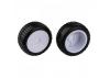 Team Associated Reflex 14 Wide Mini Pin Tyres - Mounted White