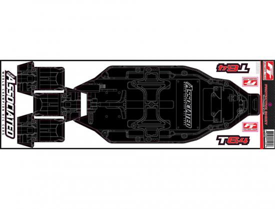 Team Associated T6.4 FT Chassis Protective Sheet Printed