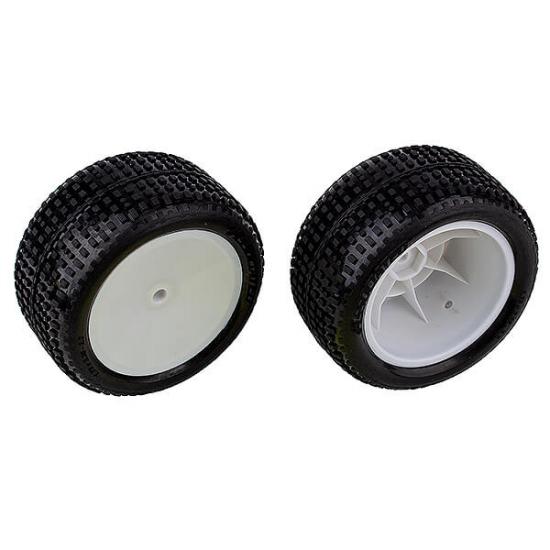 Associated RB10 RTR Front Wheels + Tyres Mounted