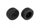 Team Associated Pro2 LT10SW Rear Wheels + Tyres Mounted