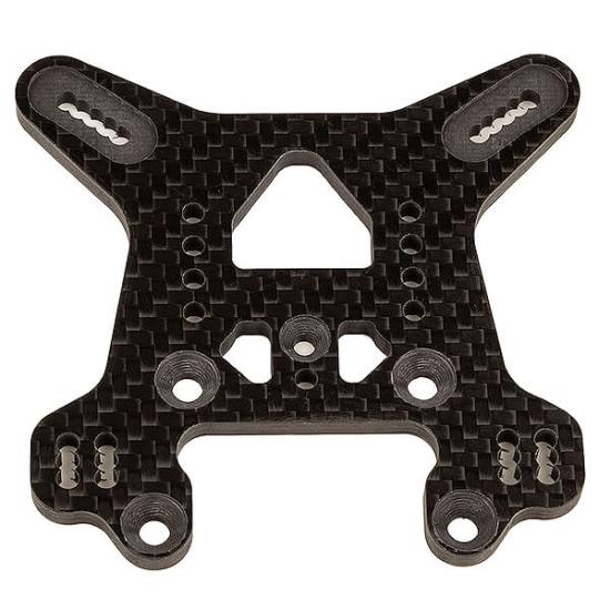 Team Associated RC8B4 FT Rear Shock Tower - Carbon Fibre