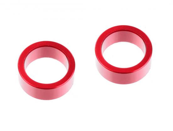 Corally HDA Suspension Arm Ins Ert Inner Aluminium Red 2 Pcs