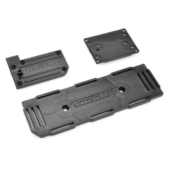 Corally Battery ESC Holder Pla Te Rx Box Cover Composite 1 Se