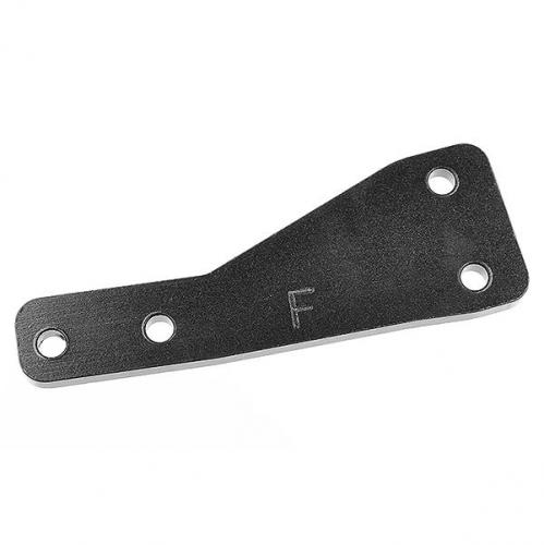 Corally Shock Tower Brace Front MT Aluminium Black 1 PC