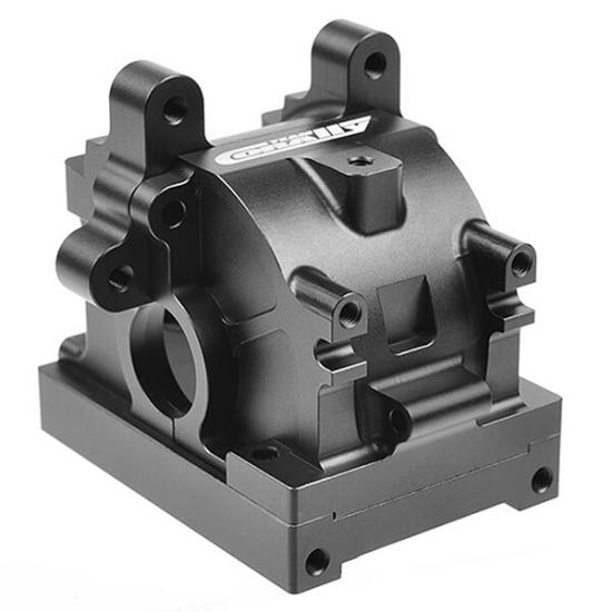 Corally Gearbox Case Set-Swiss Made 7075 T6 Black