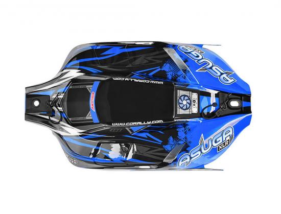 Corally Polycarbonate Body Asuga Xlr Painted Blue Cut 1 PC