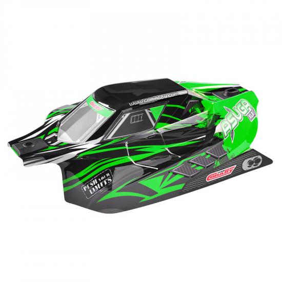 Corally Polycarbonate Body Asuga Xlr Painted Green Cut 1 PC