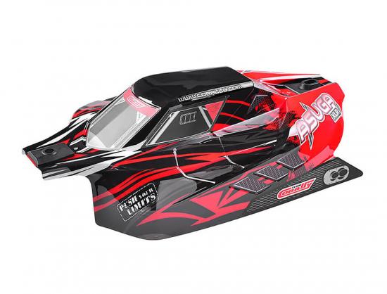Corally Polycarbonate Body Asuga Xlr Painted Red Cut 1 PC