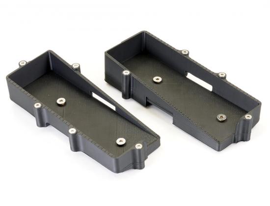 Centro RC8BE L/R Battery Trays For Stick Packs (3D Printed)
