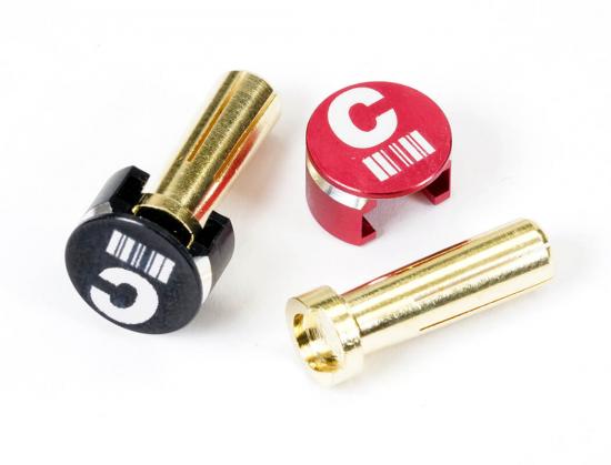 Centro Low Profile Heatsink Plug Connector Grips with 5mm Bullets
