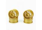 Carisma M48S Multi Spoke Wheels Set (Gold)