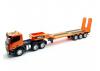 HuiNa 1:24 Platform Trailer And Excavator Set