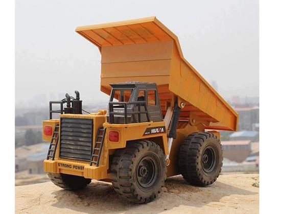 HuiNa 1:18 RC Dump Truck With Die Cast Cab