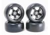 Sweep D-High End Compound Mini Tyres Pre-Glued 24Deg 4Pcs