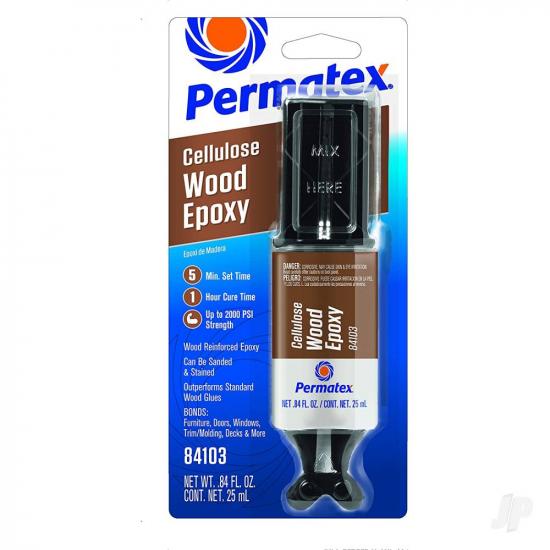 Devcon 25ml Cellulose Wood Epoxy (Syringe, Carded)