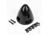 Dubro 1-1/2in Spinner, Black (1 PC per package)