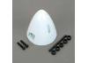 Dubro 1-3/4in Spinner, White (1 PC per package)