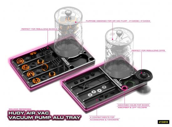 Hudy Air Vac - Vacuum Pump Aluminium Tray