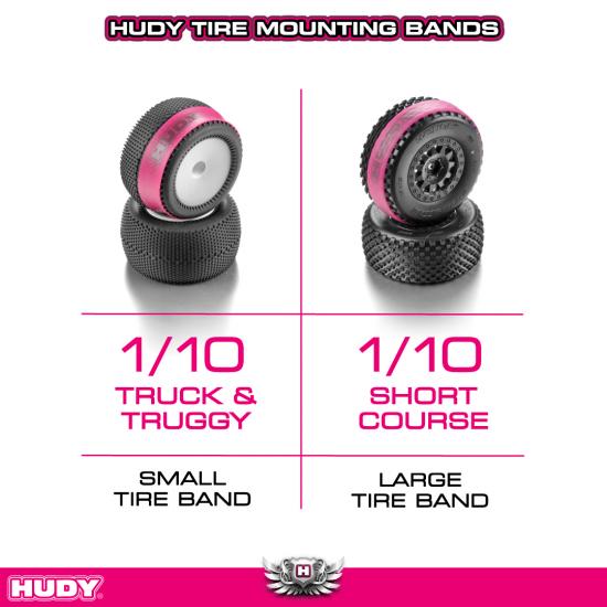 Hudy Tire Mounting Band - Small - Black (4)