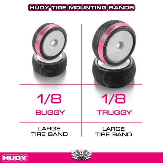 Hudy Tire Mounting Band - Large - Black (4)