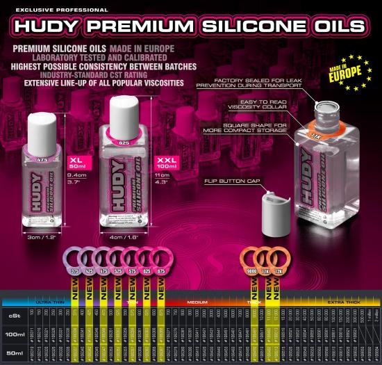 Hudy Premium Silicone Oil 675 cSt - 50Ml ** CLEARANCE **