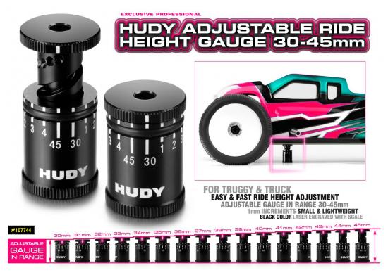 Hudy Adjustable Ride Height Gauge 30-45mm